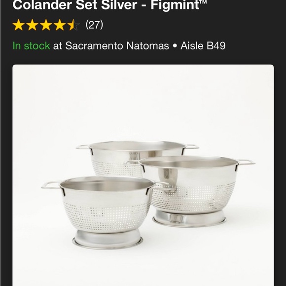 Ew Figmint Colander set - Picture 2 of 4